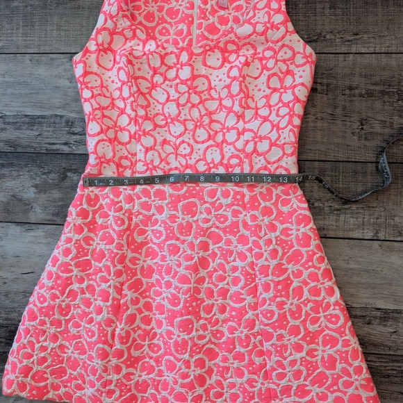Lilly Pulitzer Vibrant Pink and White Patterned Dress - Picture 7 of 8